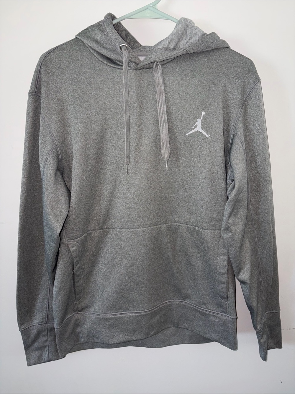 Men's Nike Gray Pullover Active Hoodie